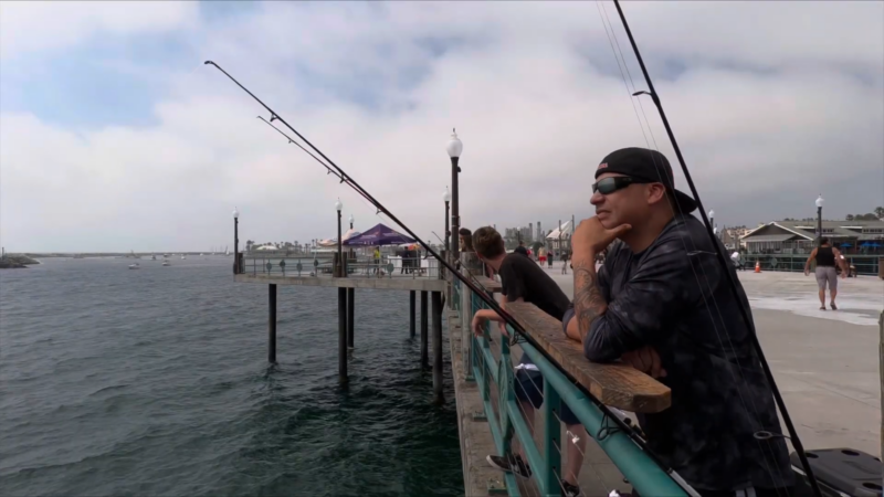 Fishing at the Redondo Beach Pier