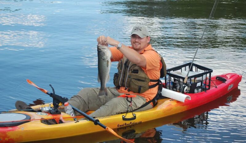 Kayaking and fishing