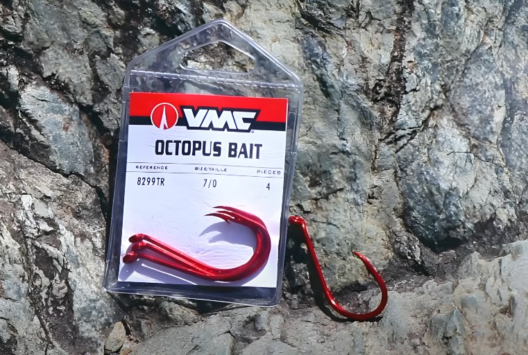 VMC Octopus Bait, size 7/0, in a clear plastic package